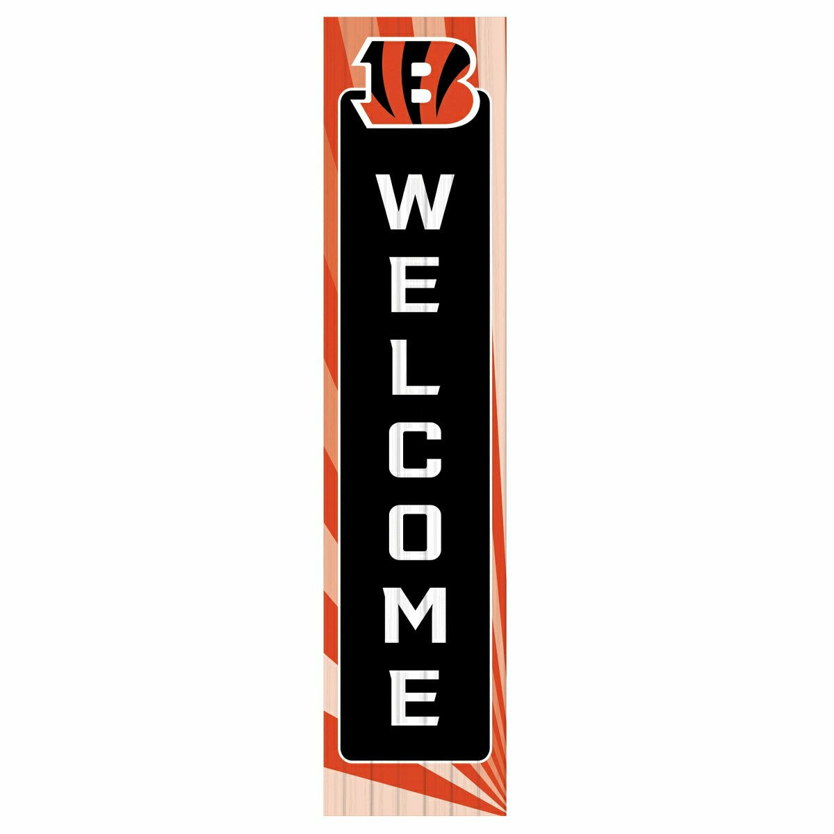 Cincinnati Bengals Summer Seasonal Single Sided Large Leaner, 46"