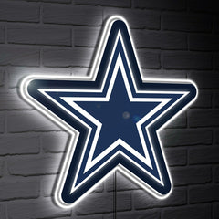 Dallas Cowboys LED Wall Decor, Glazelite, Logo