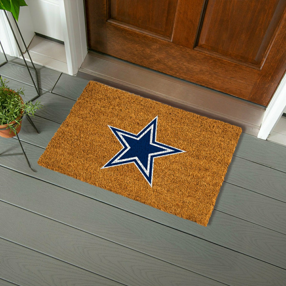 Coir Mat, 16"x28", Dallas Cowboys