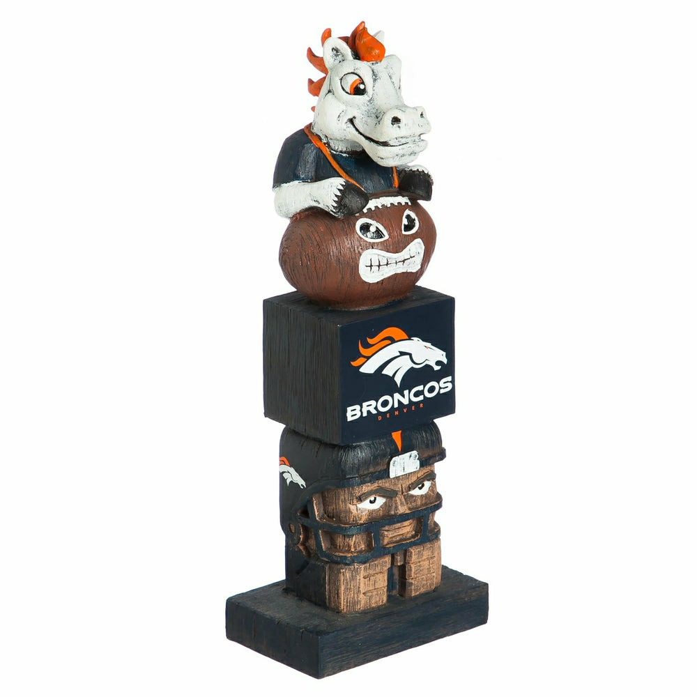 Denver Broncos Tiki Team Totem Garden Statue