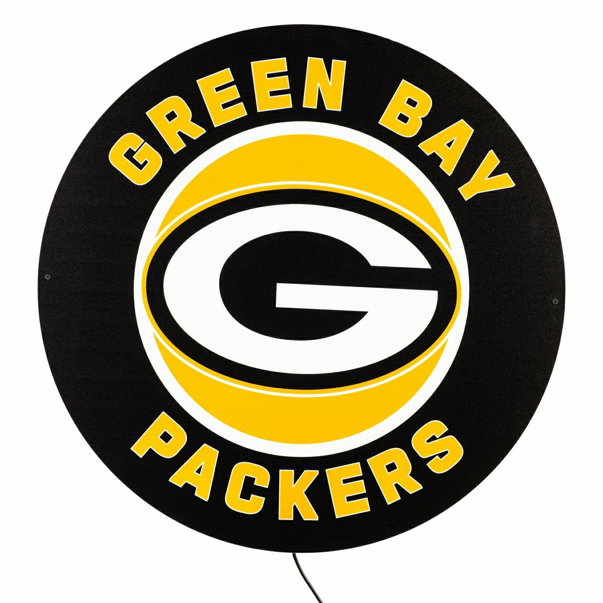 LED Wall Decor, Round, Green Bay Packers