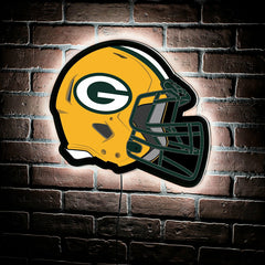 LED Wall Decor, Helmet, Green Bay Packers