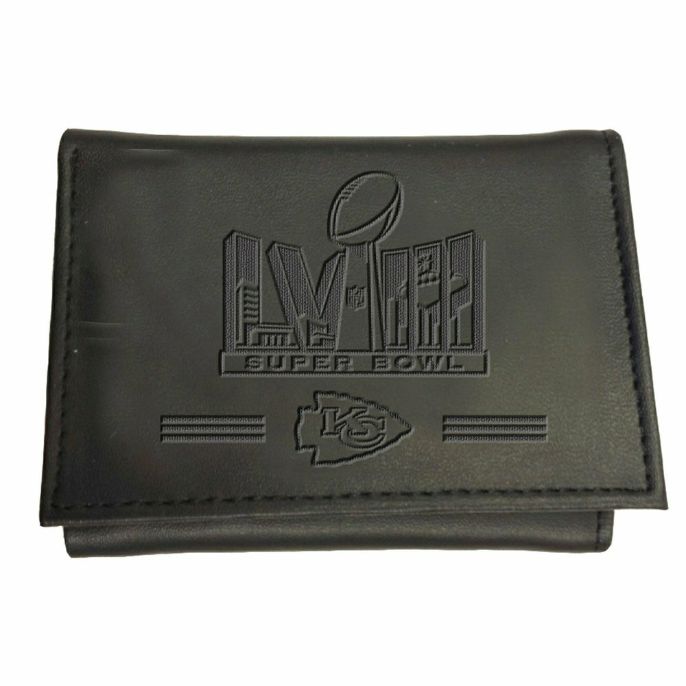 Kansas City Chiefs, Wallet, Tri-Fold, SB58 Champions, Black