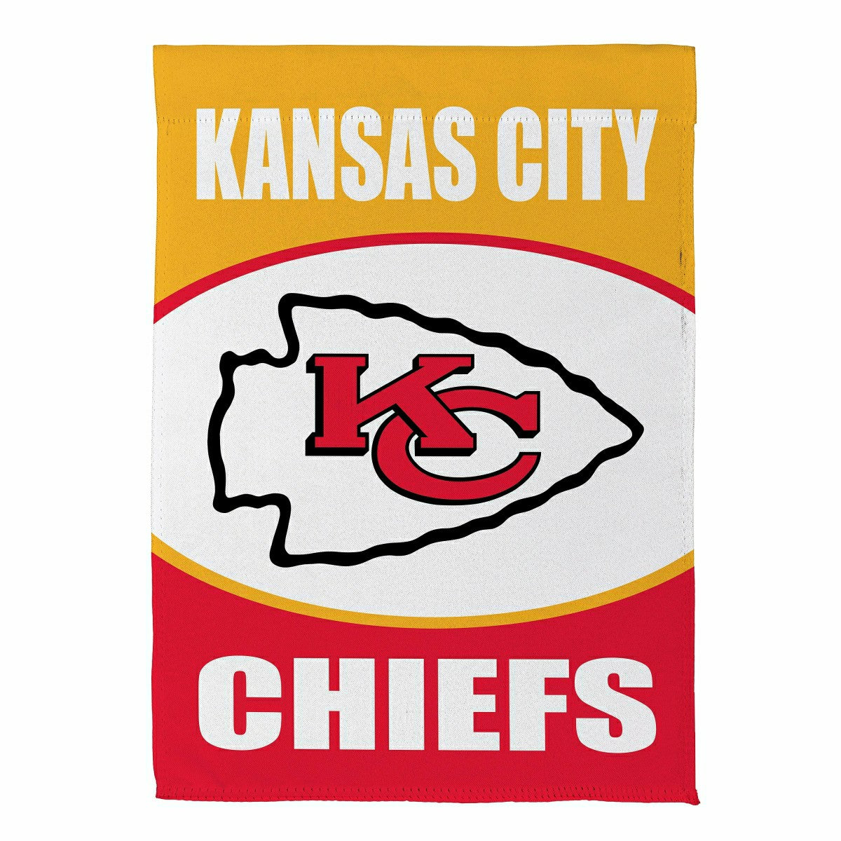 Kansas City Chiefs Suede Garden Flag