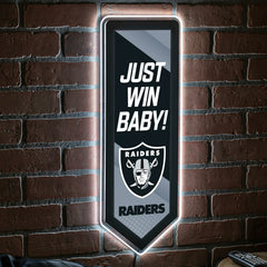 LED Wall Decor, Pennant, Las Vegas Raiders