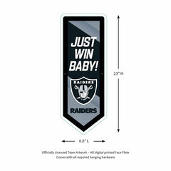 LED Wall Decor, Pennant, Las Vegas Raiders