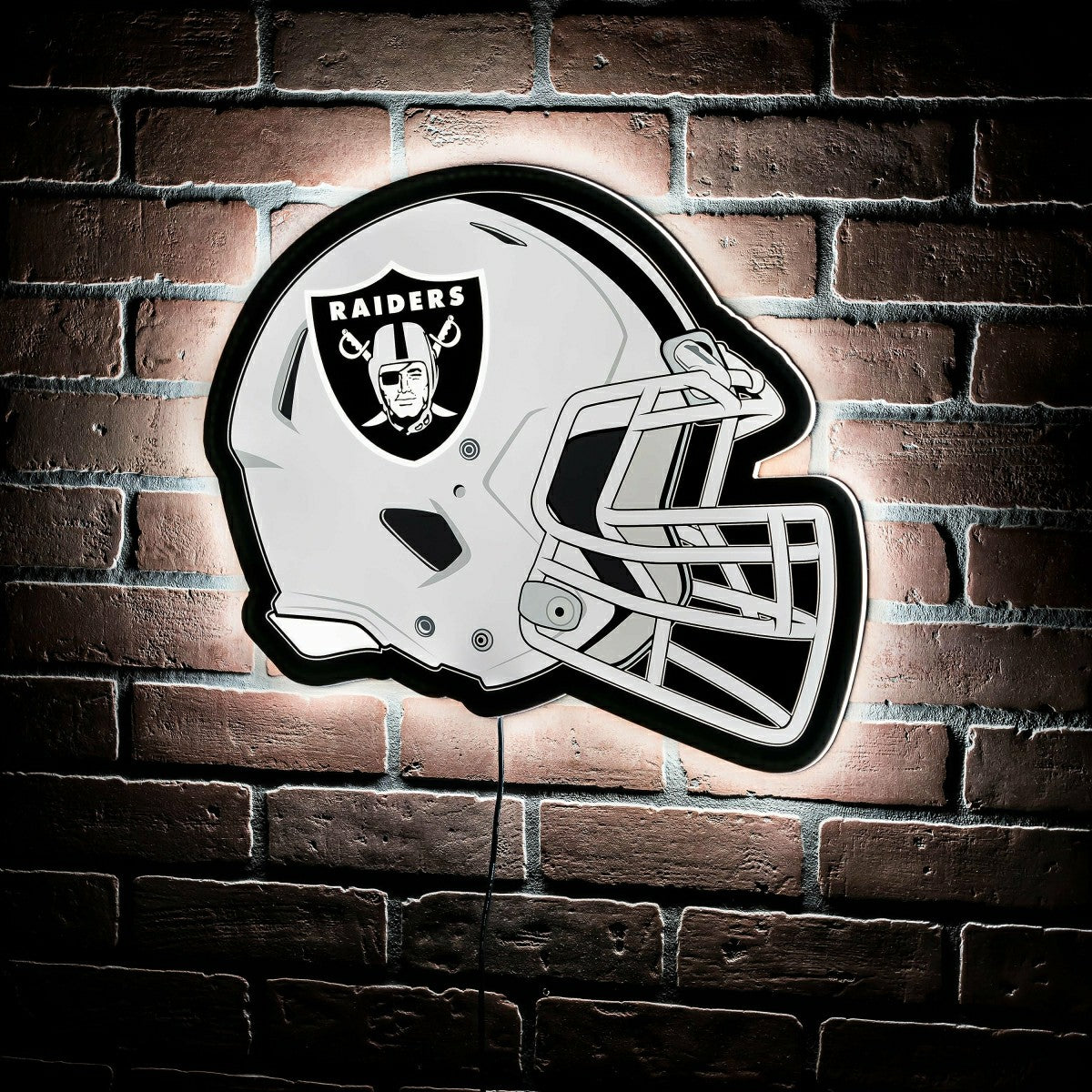 LED Wall Decor, Helmet, Las Vegas Raiders