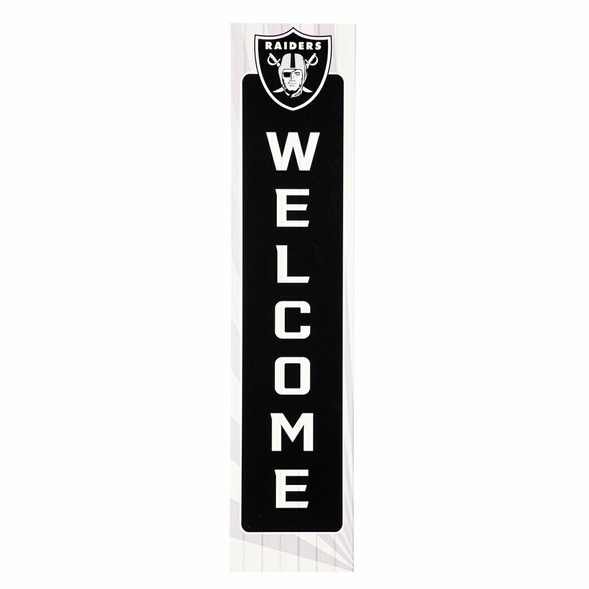 Las Vegas Raiders Summer Seasonal Single Sided Large Leaner, 46"