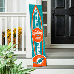 Miami Dolphins Summer Seasonal Surfboard ECM Exclusive 47" Single Side