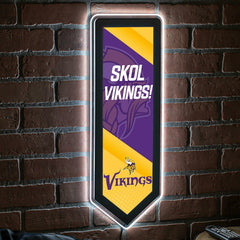 LED Wall Decor, Pennant, Minnesota Vikings