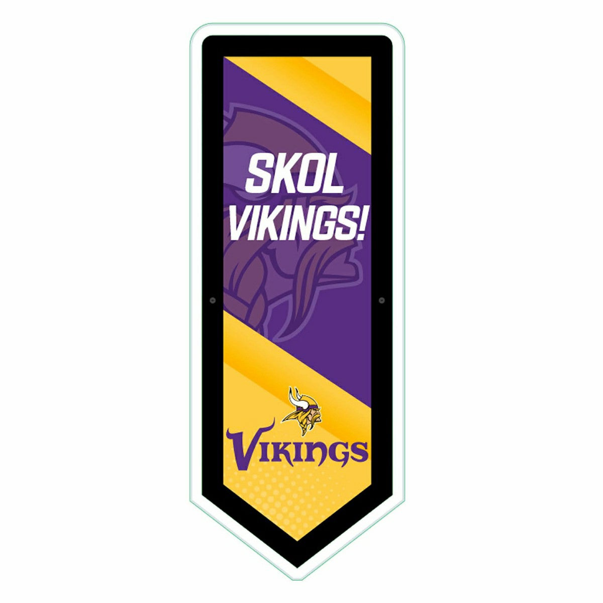 LED Wall Decor, Pennant, Minnesota Vikings