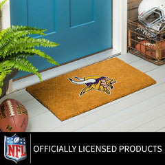 Coir Mat, 16"x28", Minnesota Vikings