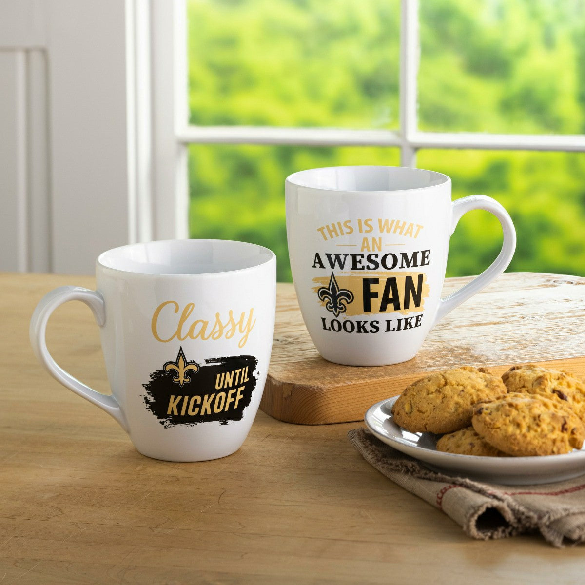 New Orleans Saints, Ceramic Cup O'Java 17oz Gift Set