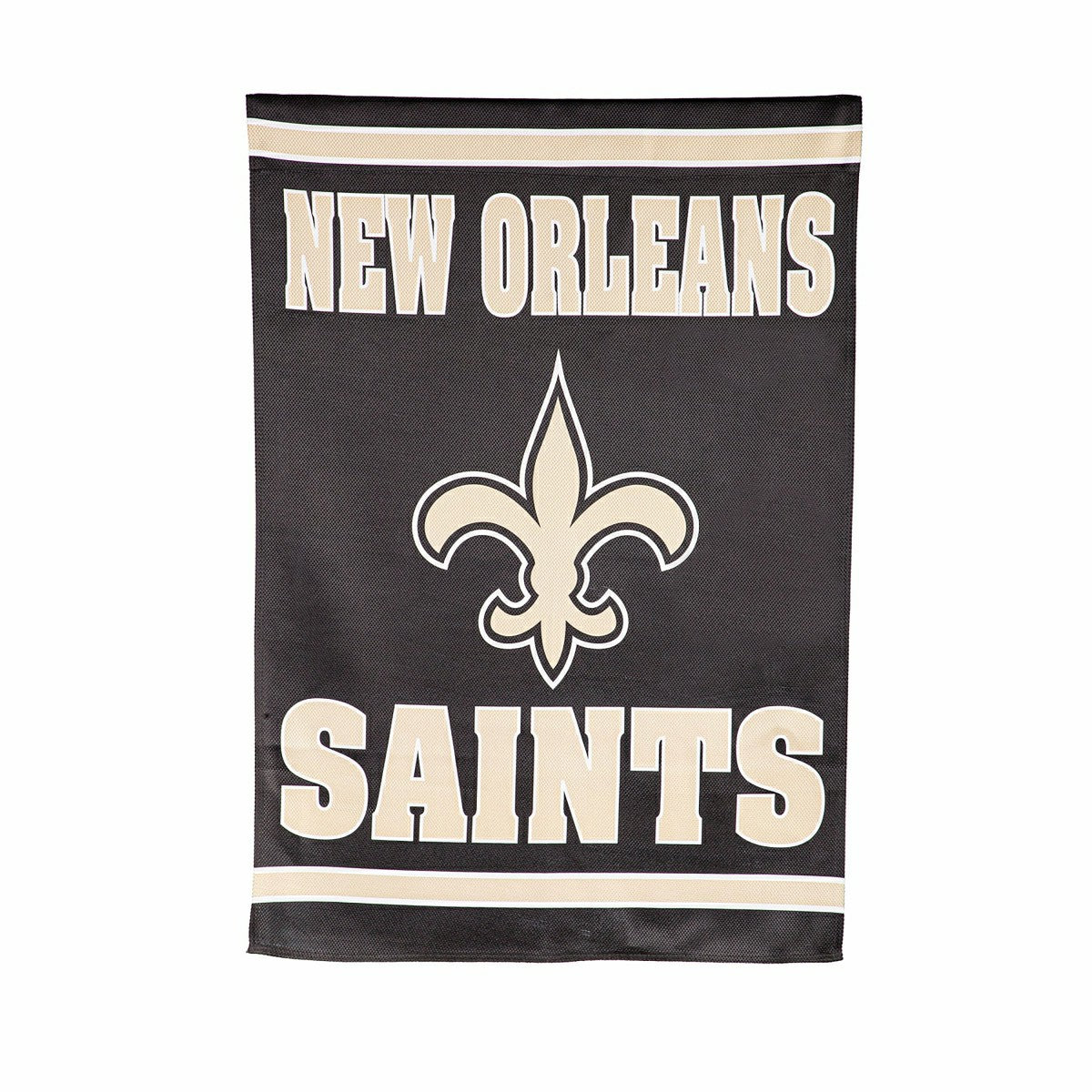 Embossed Suede Flag, House Size, New Orleans Saints