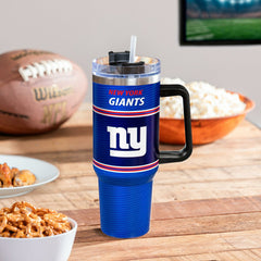 40oz Stainless Steel Canyon Cup w/ Straw, New York Giants