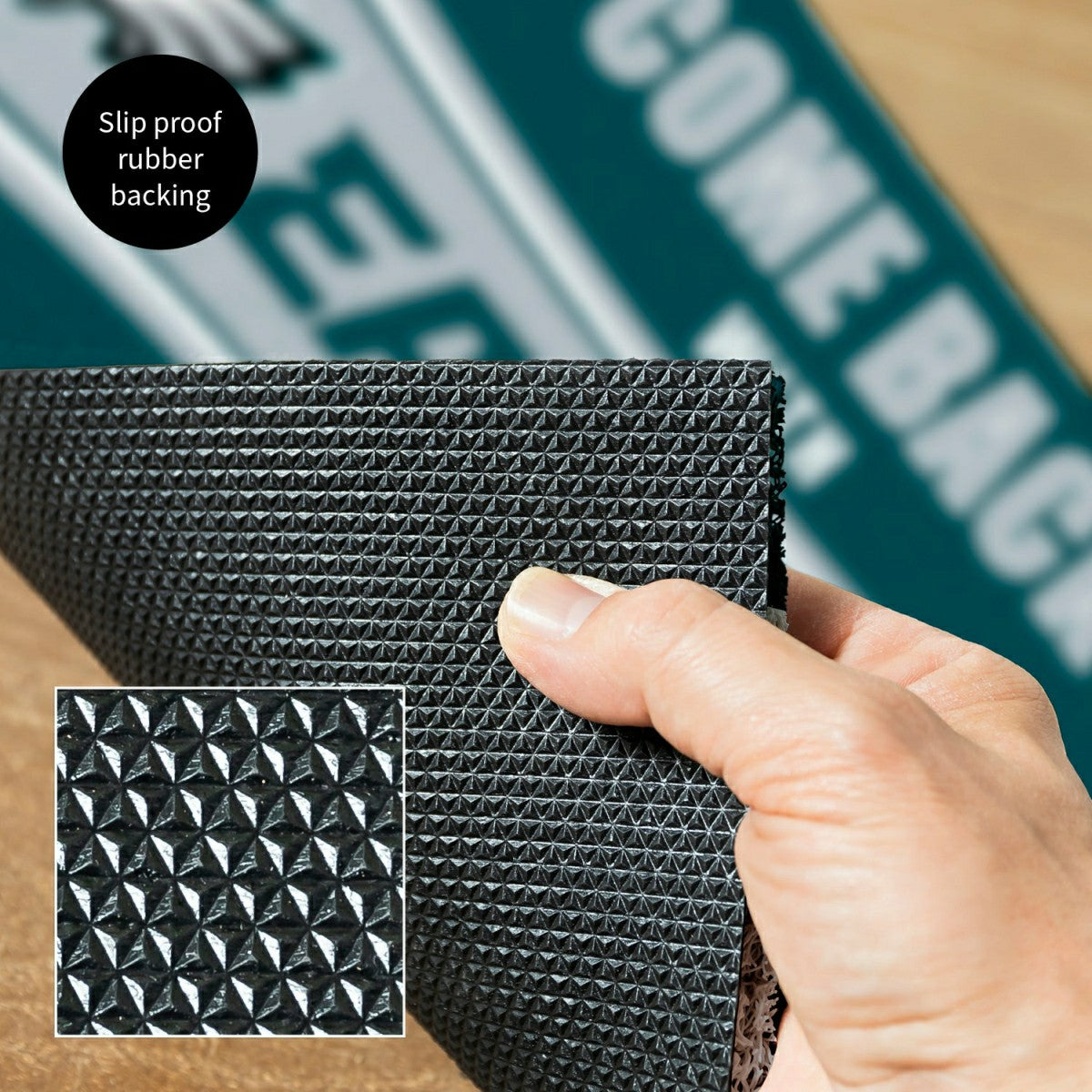 28" x 16" PVC Trapper Mat, Come Back with Tickets, Philadelphia Eagles