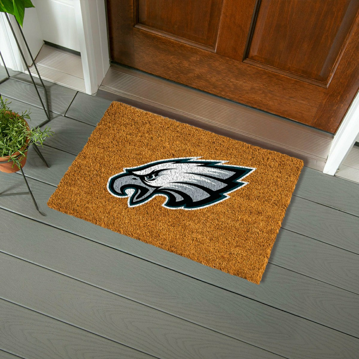 Coir Mat, 16"x28", Philadelphia Eagles