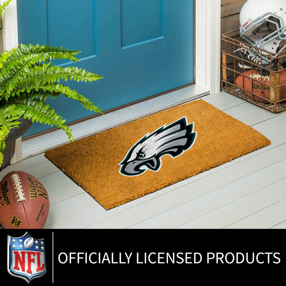 Coir Mat, 16"x28", Philadelphia Eagles