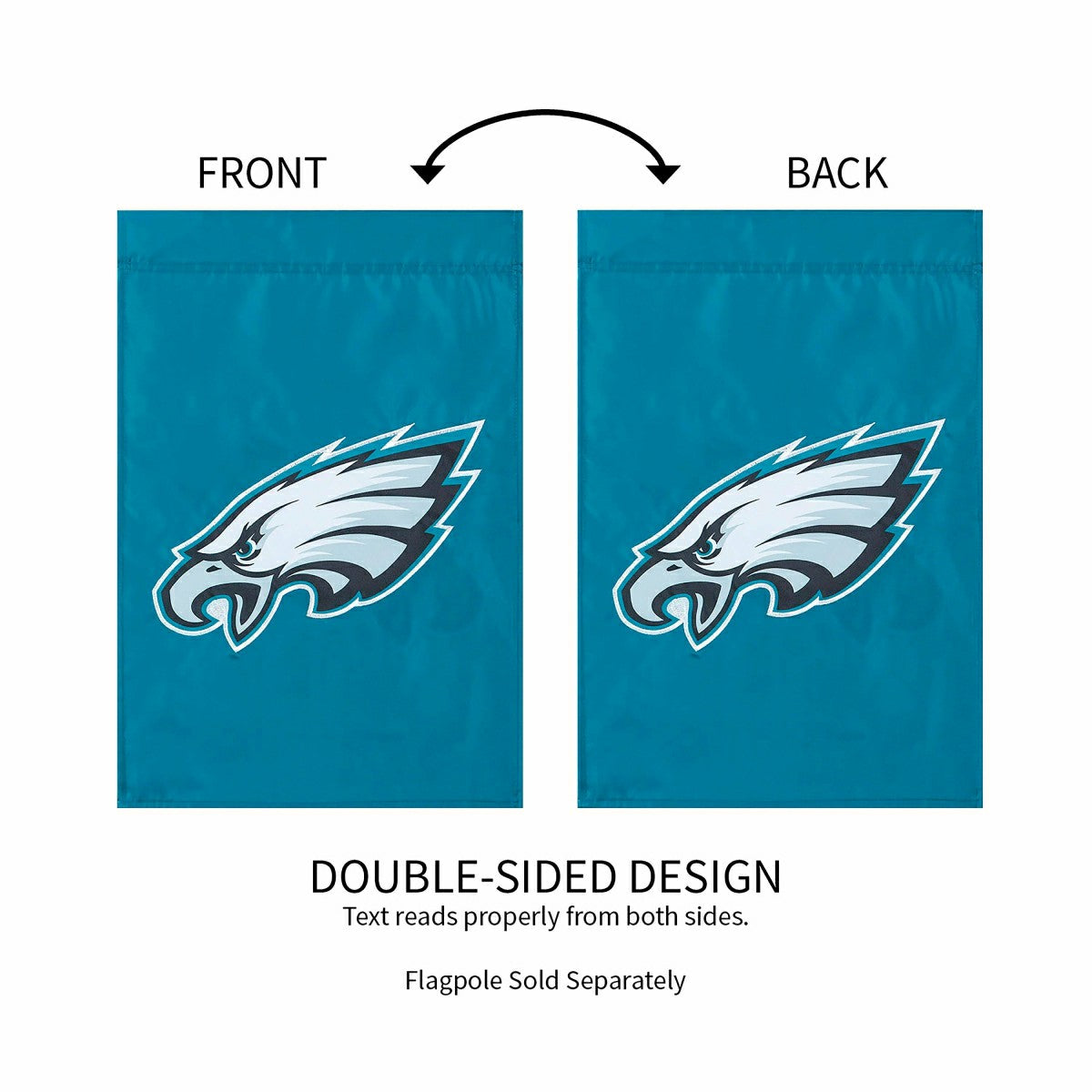 Philadelphia Eagles Applique Garden Flag
