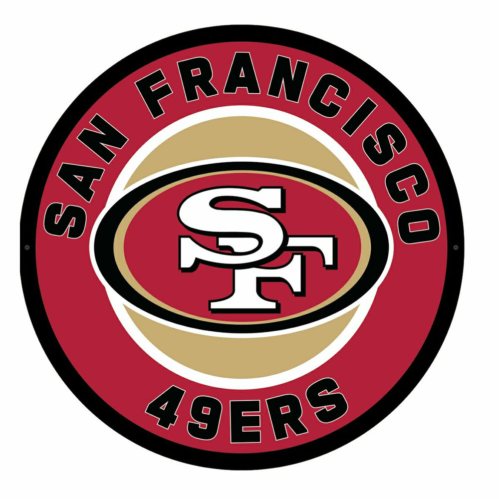 LED Wall Decor, Round, San Francisco 49ers