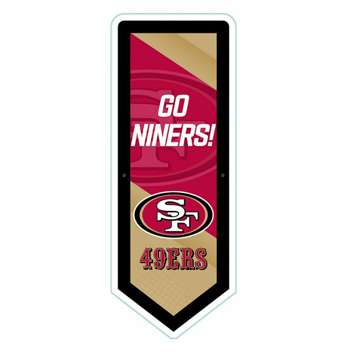 LED Wall Decor, Pennant, San Francisco 49ers