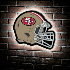 LED Wall Decor, Helmet, San Francisco 49ers