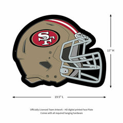 LED Wall Decor, Helmet, San Francisco 49ers