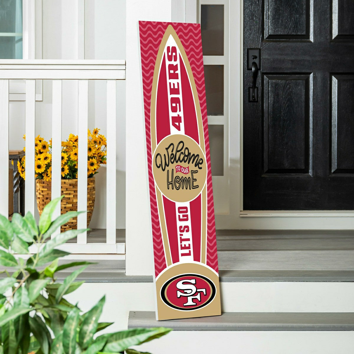 San Francisco 49ers Summer Seasonal Surfboard ECM Exclusive 47" Single