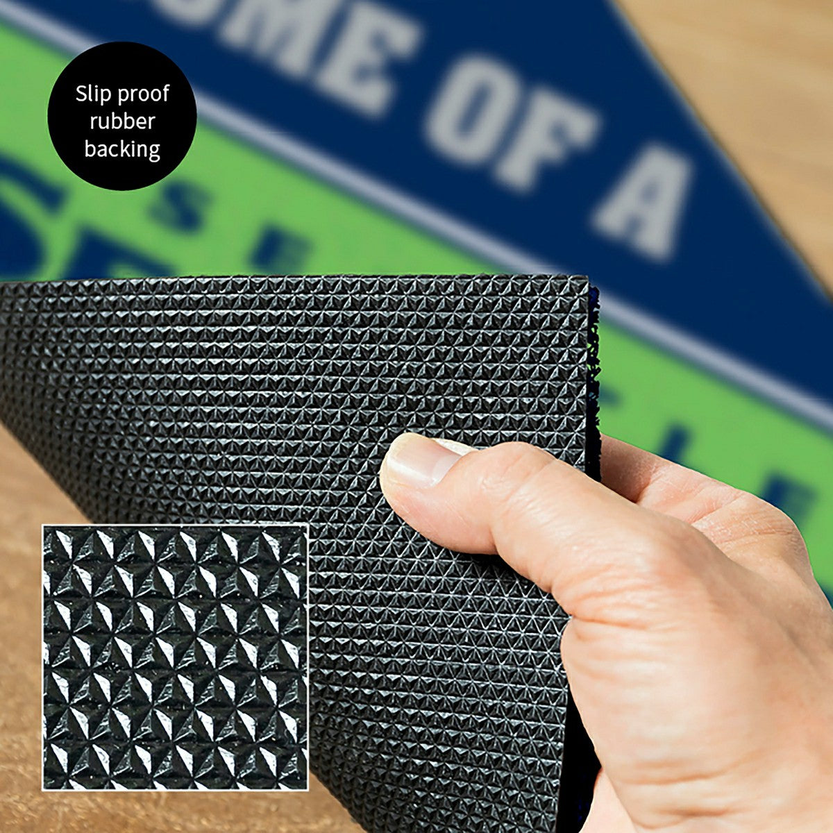 Seattle Seahawks, PVC Mat COLOR, Home of a Fan