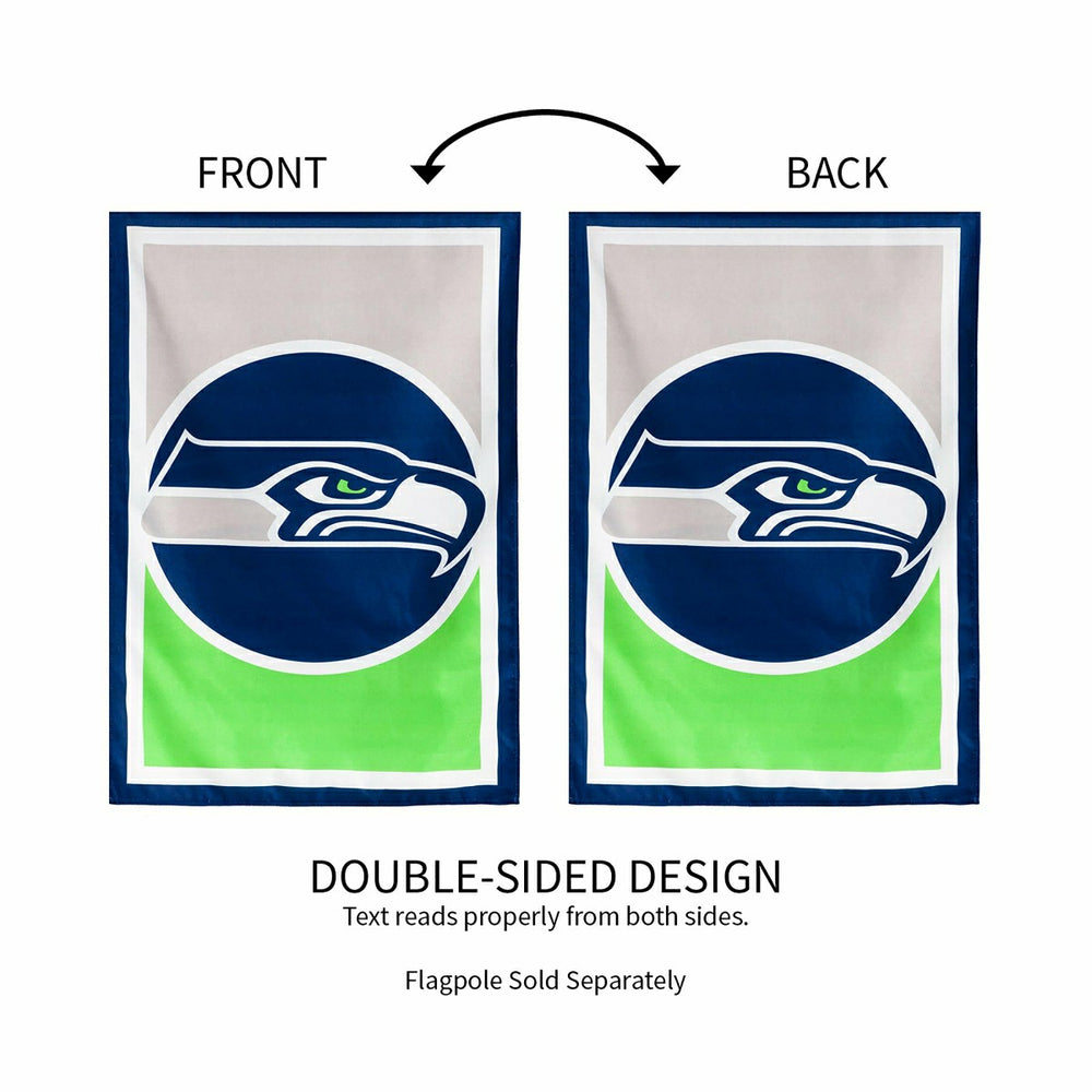 Flag, DS New Burlap, Reg, Seattle Seahawks