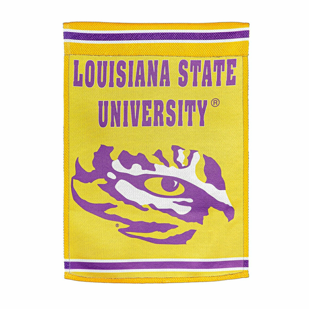 Embossed Suede Flag, House Size, Louisiana State University
