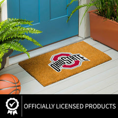 Coir Mat, 16"x28", Ohio State University