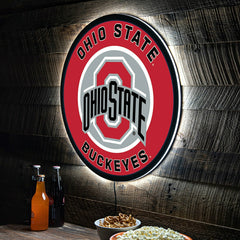 LED Wall Decor, Round, Ohio State University