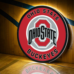 LED Wall Decor, Round, Ohio State University