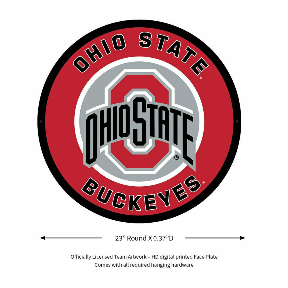 LED Wall Decor, Round, Ohio State University