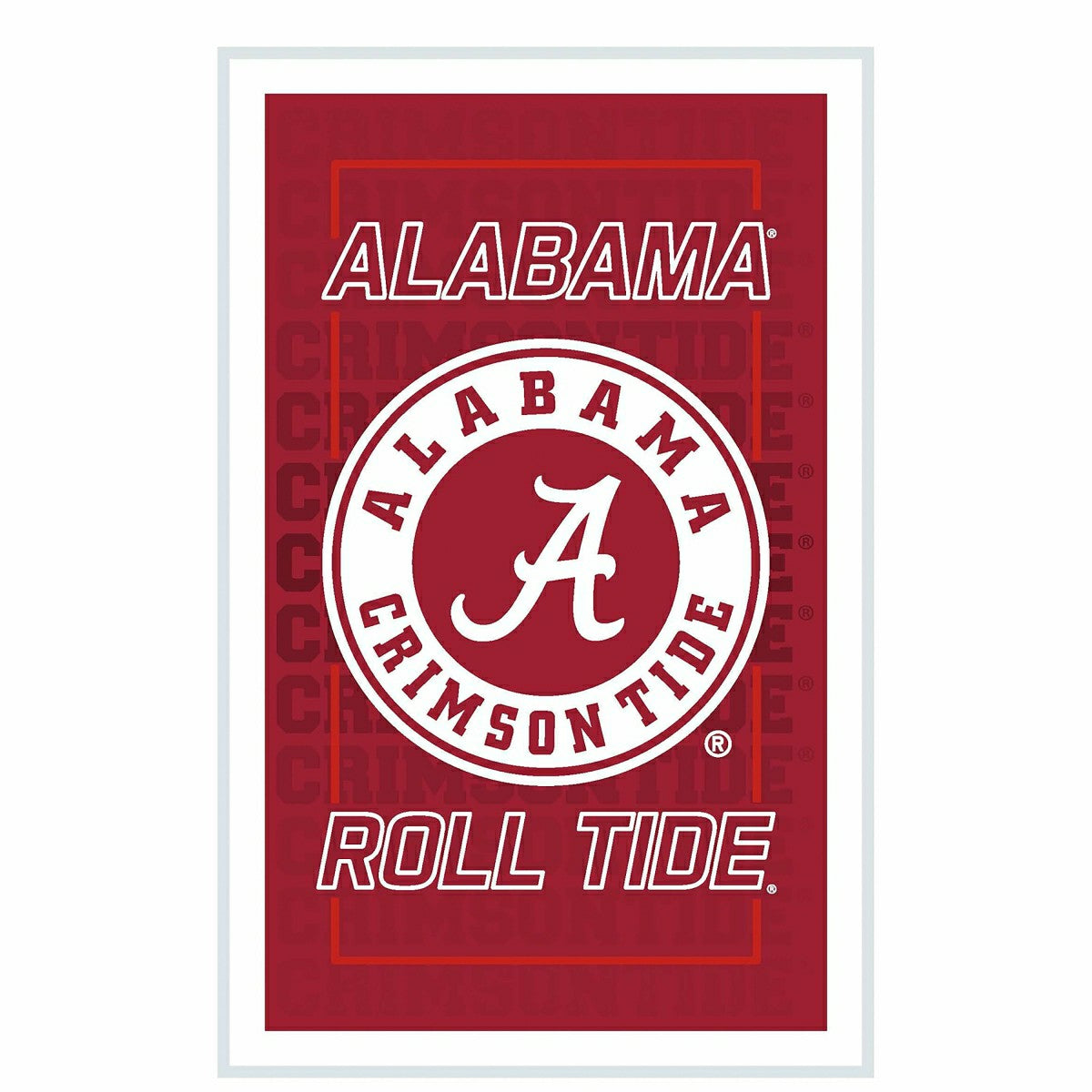 University of Alabama College Rectangle Neolite LED Decor