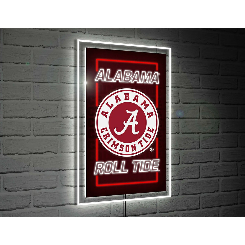 University of Alabama College Rectangle Neolite LED Decor