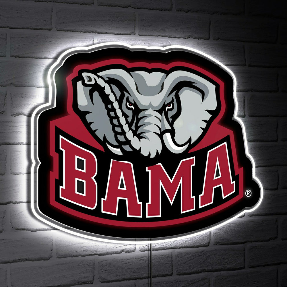 LED Wall Decor, Glazelite, College Mascot, University of Alabama