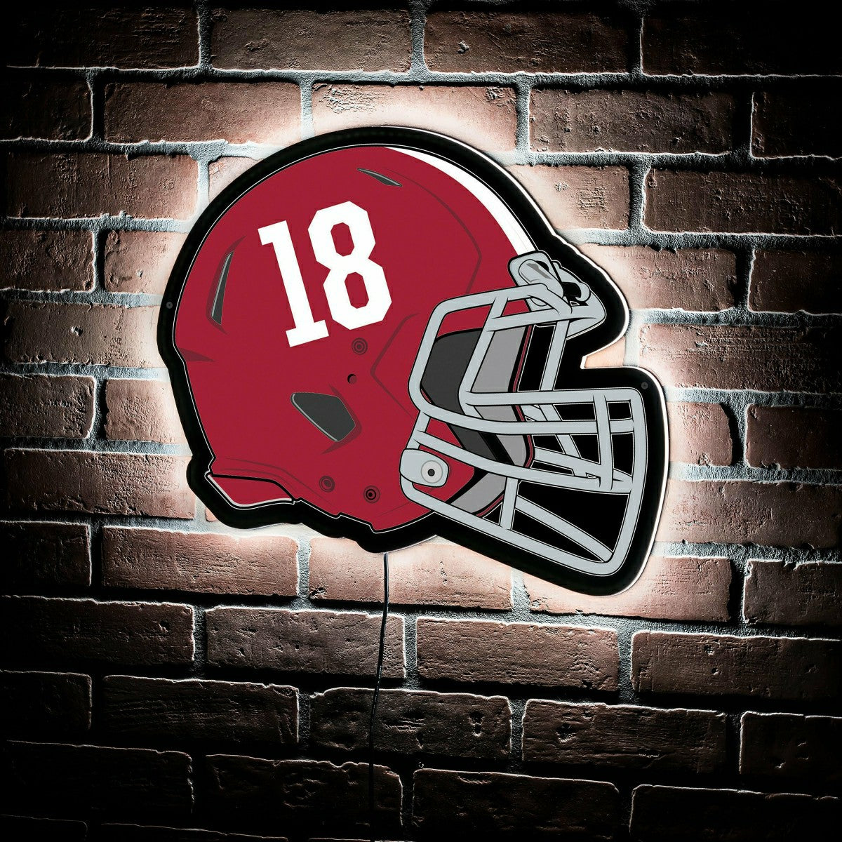 LED Wall Decor, Helmet, University of Alabama