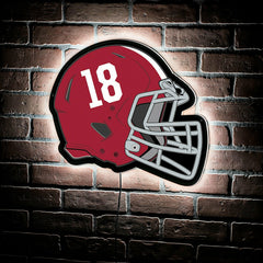 LED Wall Decor, Helmet, University of Alabama
