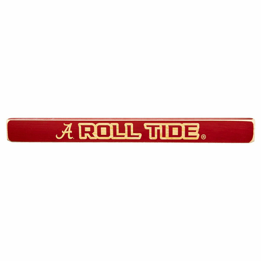 University of Alabama Engraved Wood Sign, 1.5" x 18"