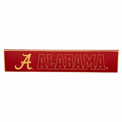 University of Alabama Engraved Wood Sign, 3.5" x 18"