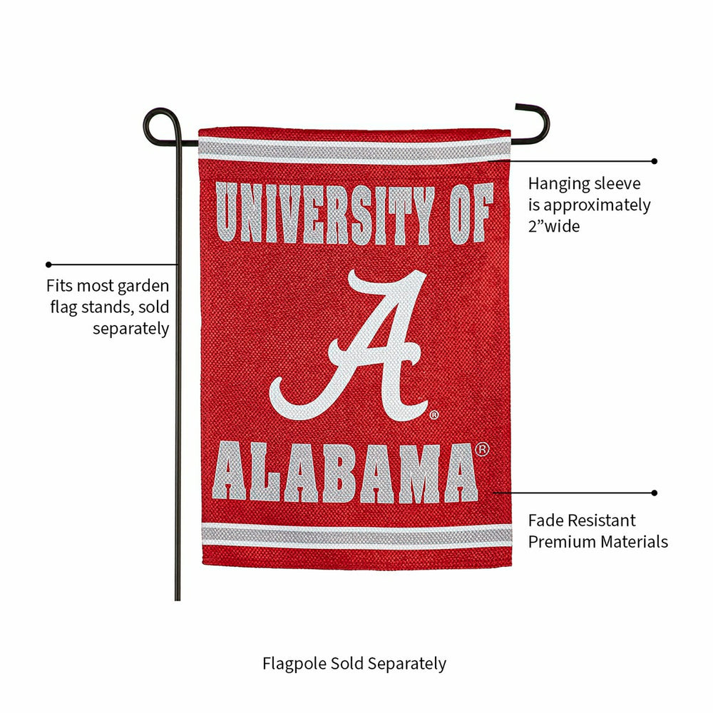 Embossed Suede Flag, GDN Size, University of Alabama