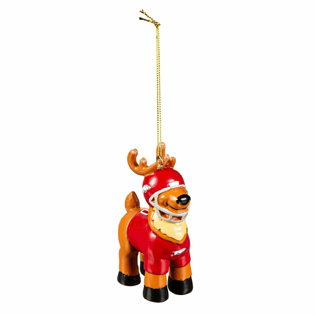 Reindeer Player Ornament, University of Arkansas