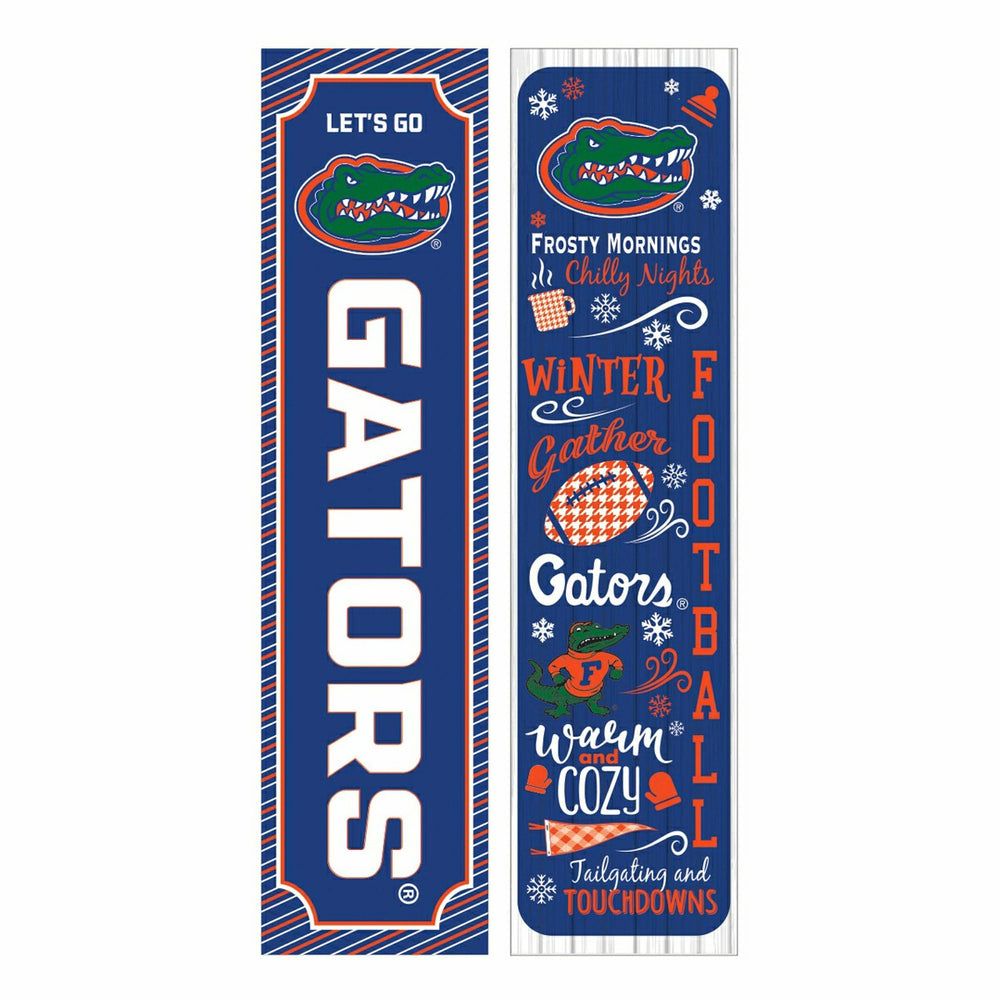 University of Florida 46" Double Sided Leaner, Winter Seasonal