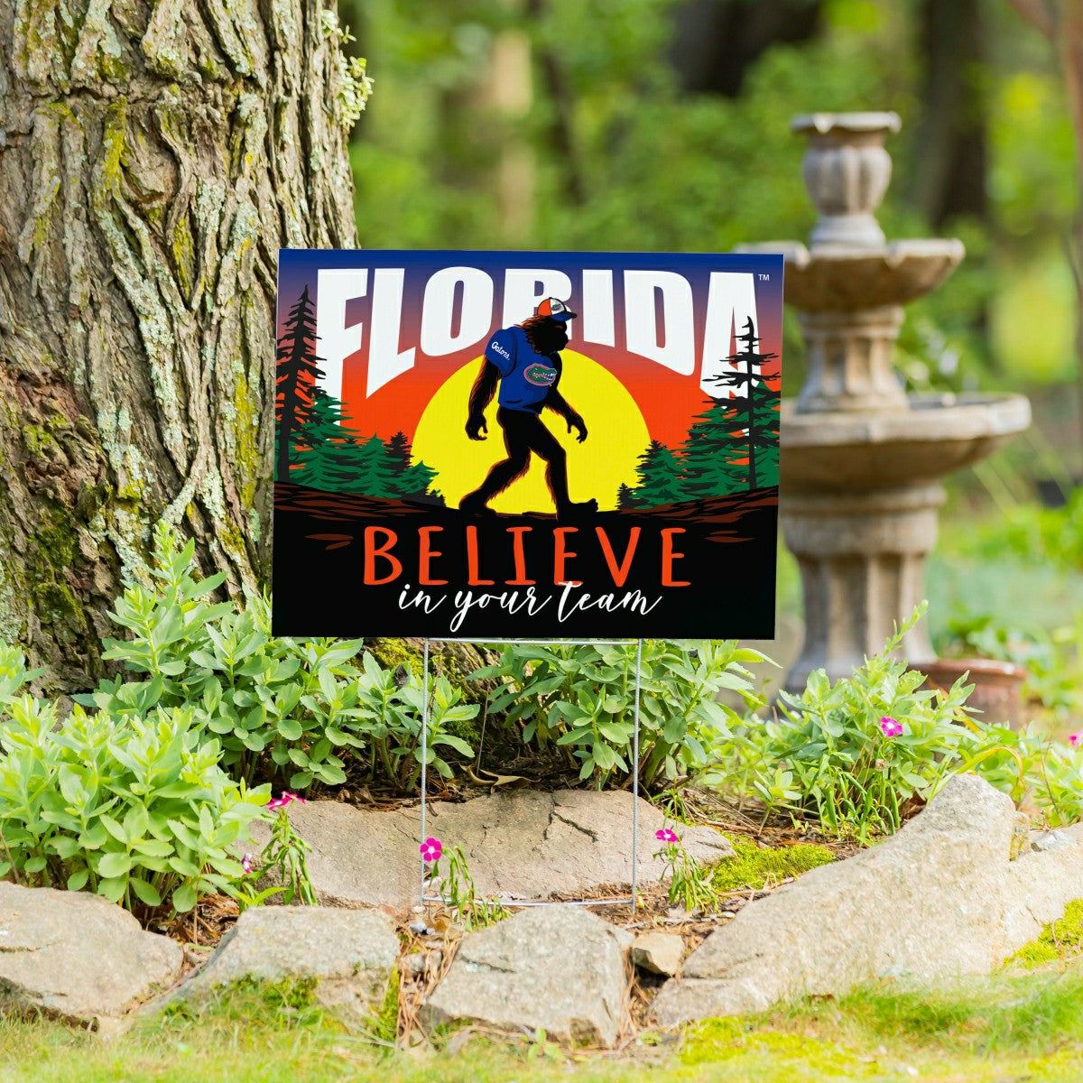 University of Florida Coroplast Yard Sign, Bigfoot