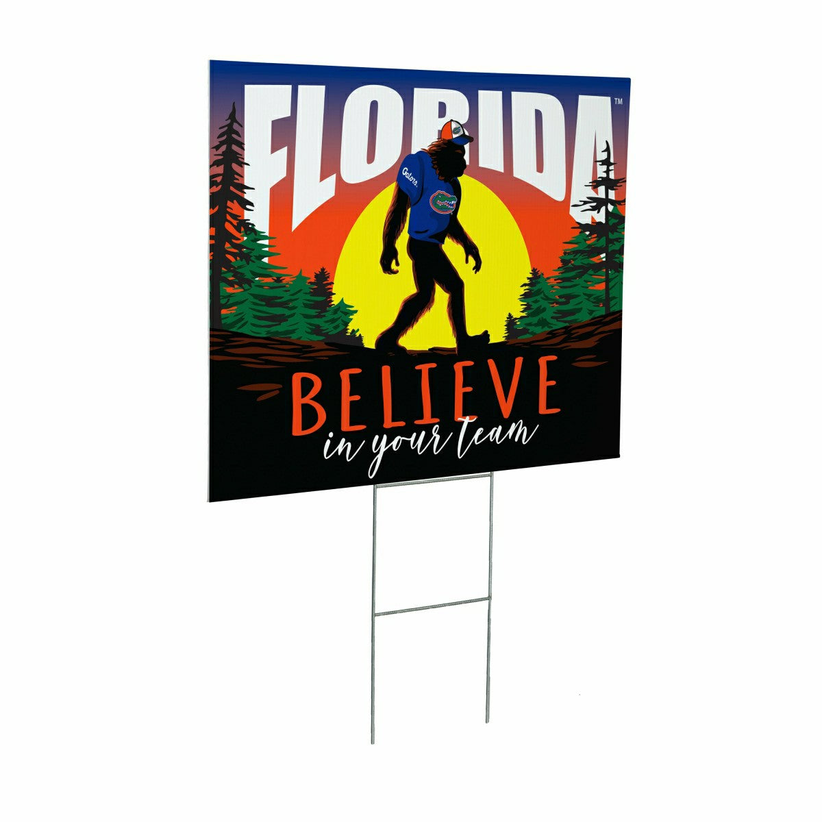 University of Florida Coroplast Yard Sign, Bigfoot