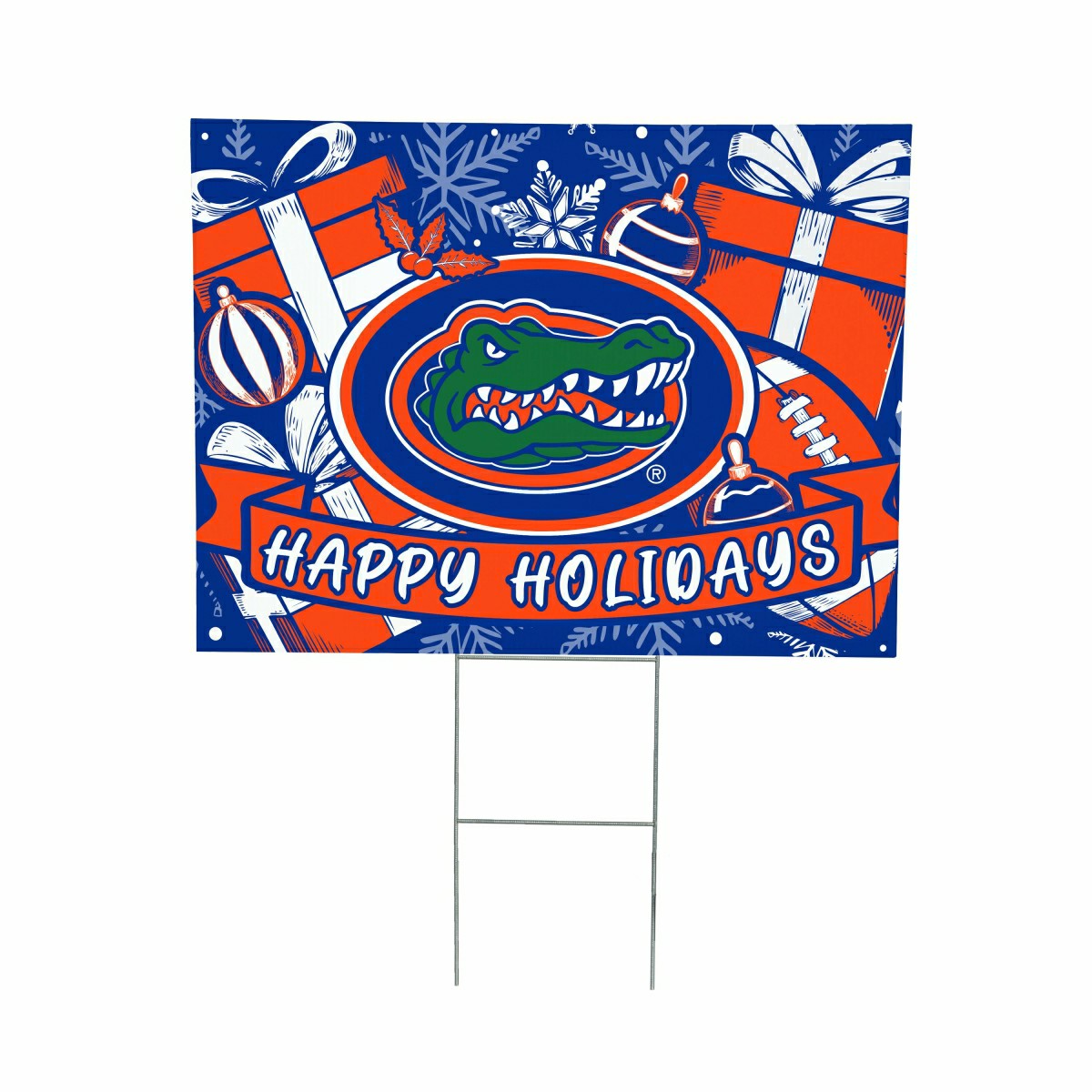 University of Florida Yard Sign, Holiday
