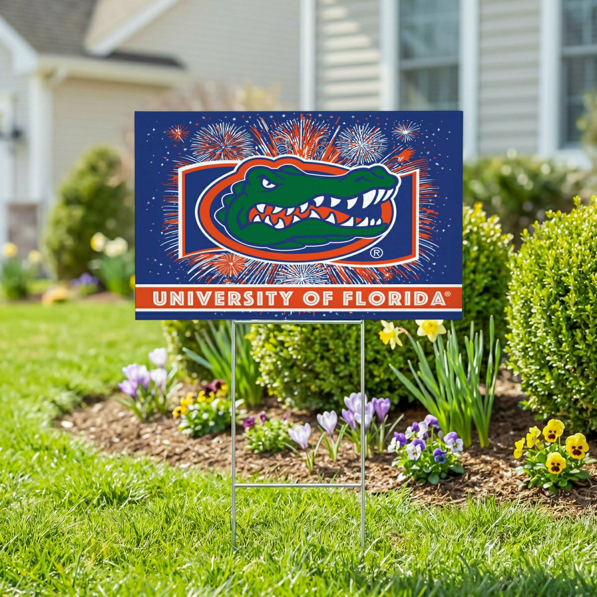 University of Florida Coroplast Yard Sign, Patriotic