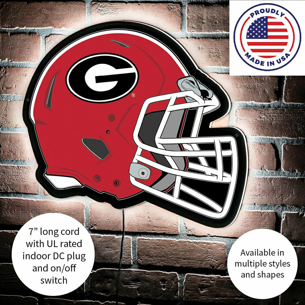 LED Wall Decor, Helmet, University of Georgia